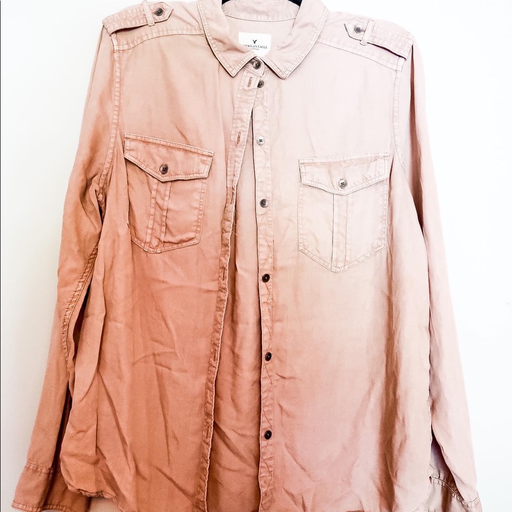 american eagle button down